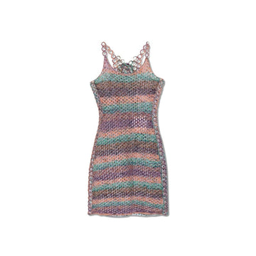 Chloé Multicolor Wool Casual Dress