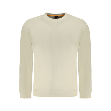 Hugo Boss Beige Cotton Men Sweater