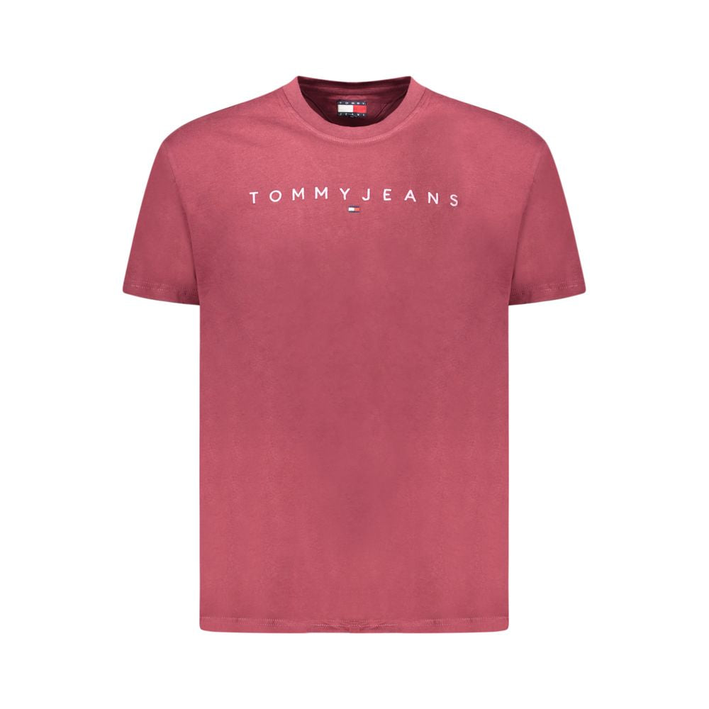 Tommy Hilfiger Red Cotton Men T-Shirt