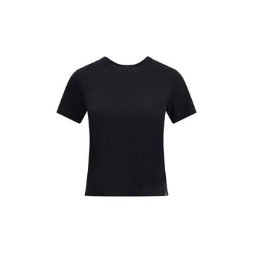 Courrèges Black Cotton T-Shirt