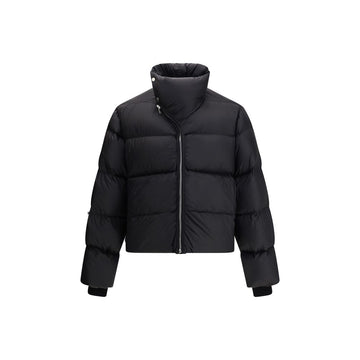 Rick Owens Black Polyamide Jackets And Coat