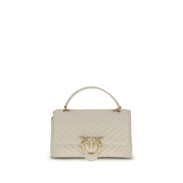 PINKO Cream Calf Leather Bos Taurus Wallet