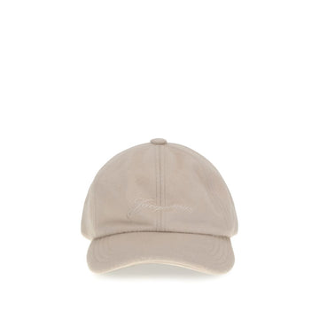 Jacquemus Beige Wool Cap (Baseball Hat)