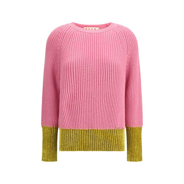 Marni Multicolor Fleece Wool Sweatshirt