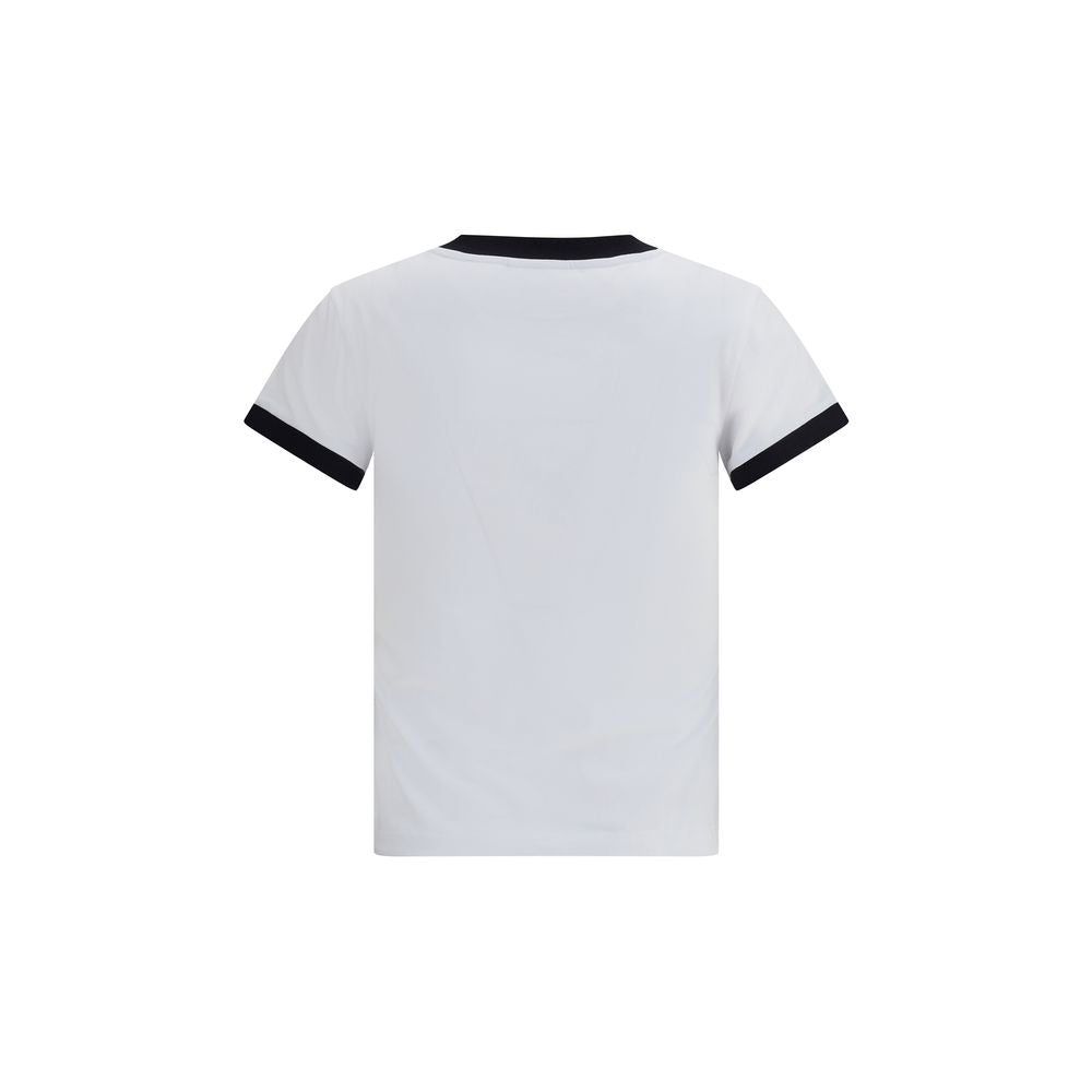 Ganni White Cotton T-Shirt