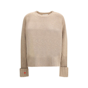 Tory Burch Beige Merino Wool Sweatshirt