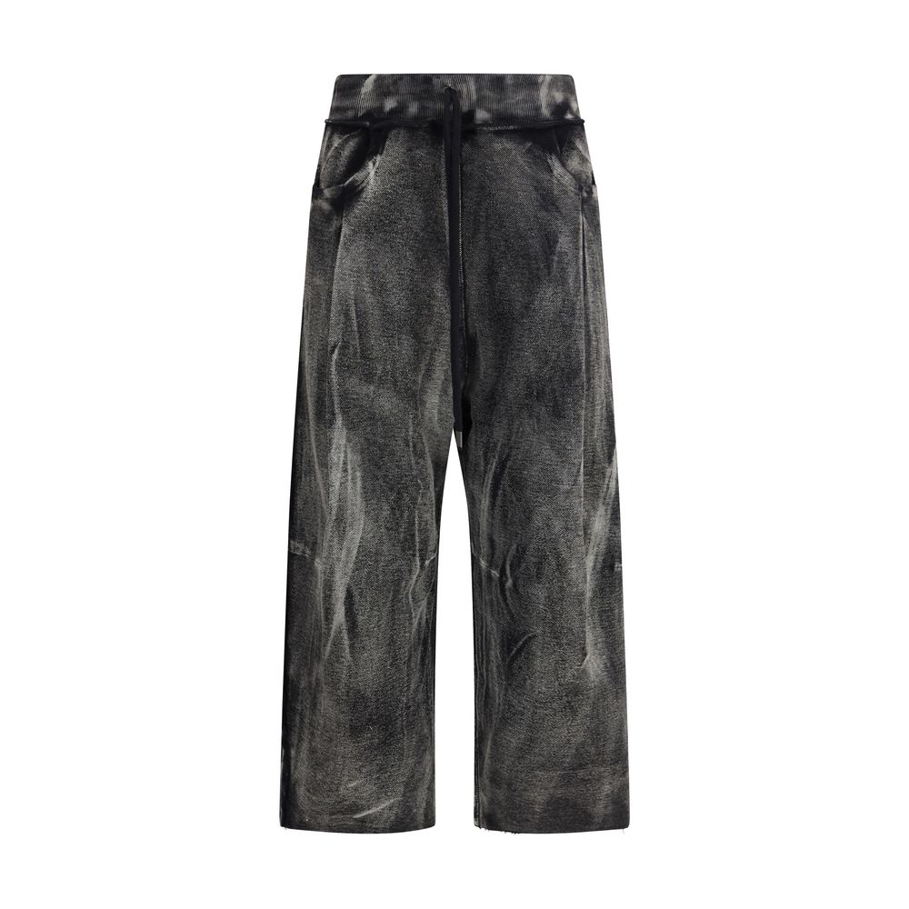 R13 Pleated Cropped Track Pants