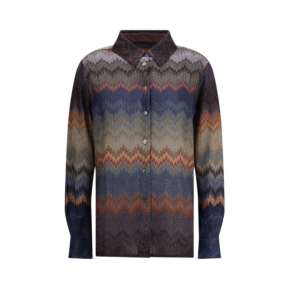 Missoni Multicolor Viscose Pattern Shirt