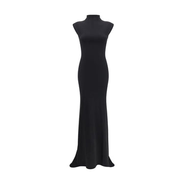 Jacquemus Black Viscose Cocktail Dress