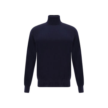 Brunello Cucinelli Blue Cashmere Cashmere Sweater