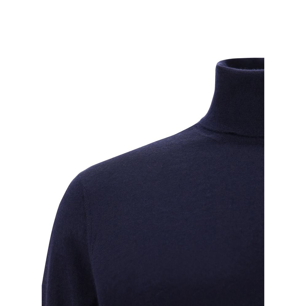 Brunello Cucinelli Blue Cashmere Cashmere Sweater