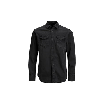 Jack Jones Black Denim Shirt