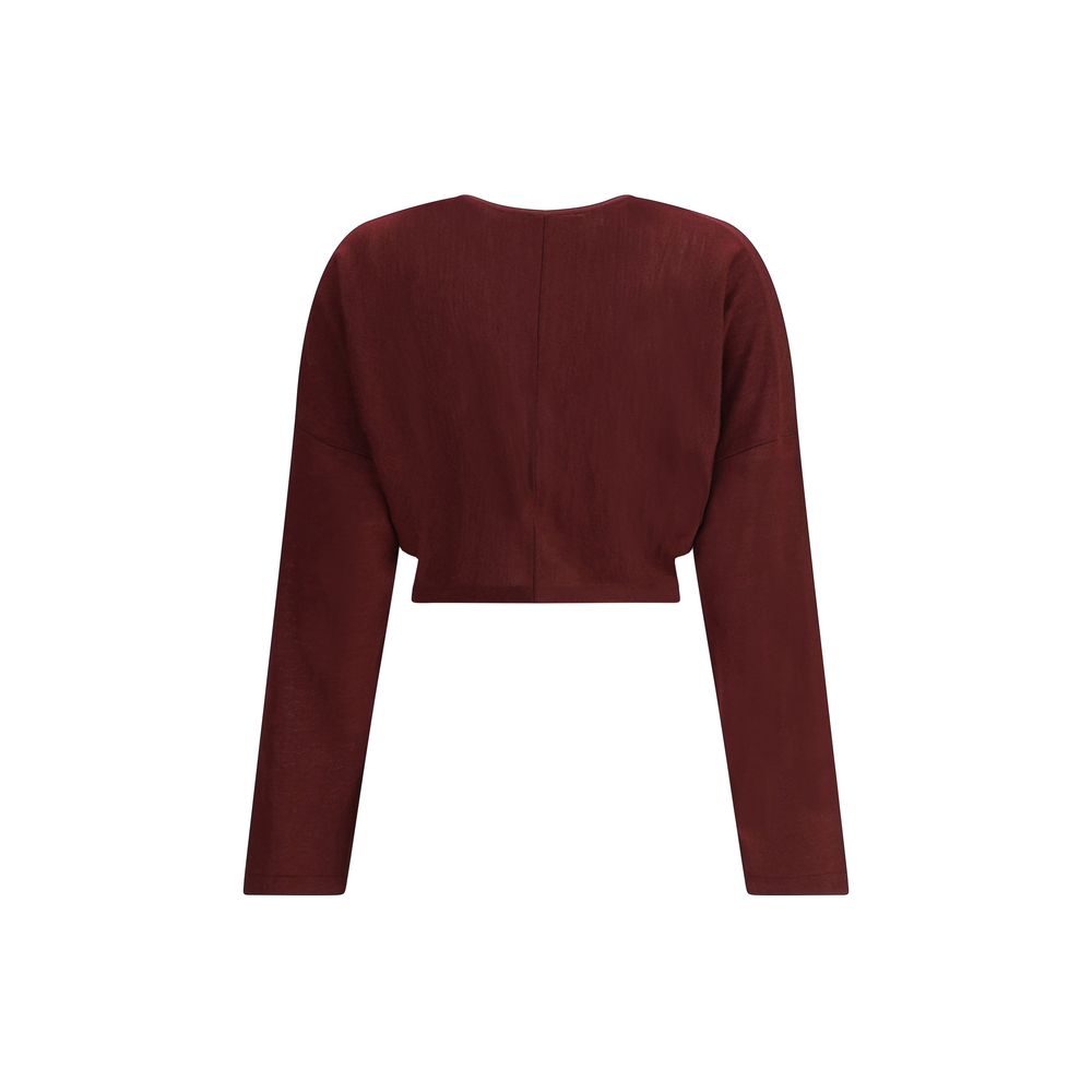 Khaite Cropped Finn Cardigan