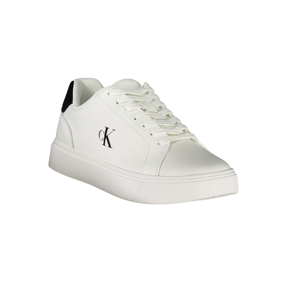 Calvin Klein White Leather Men Sneaker