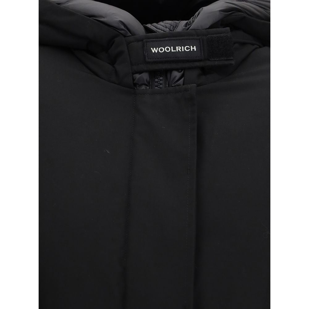 Woolrich Black Cotton Parka