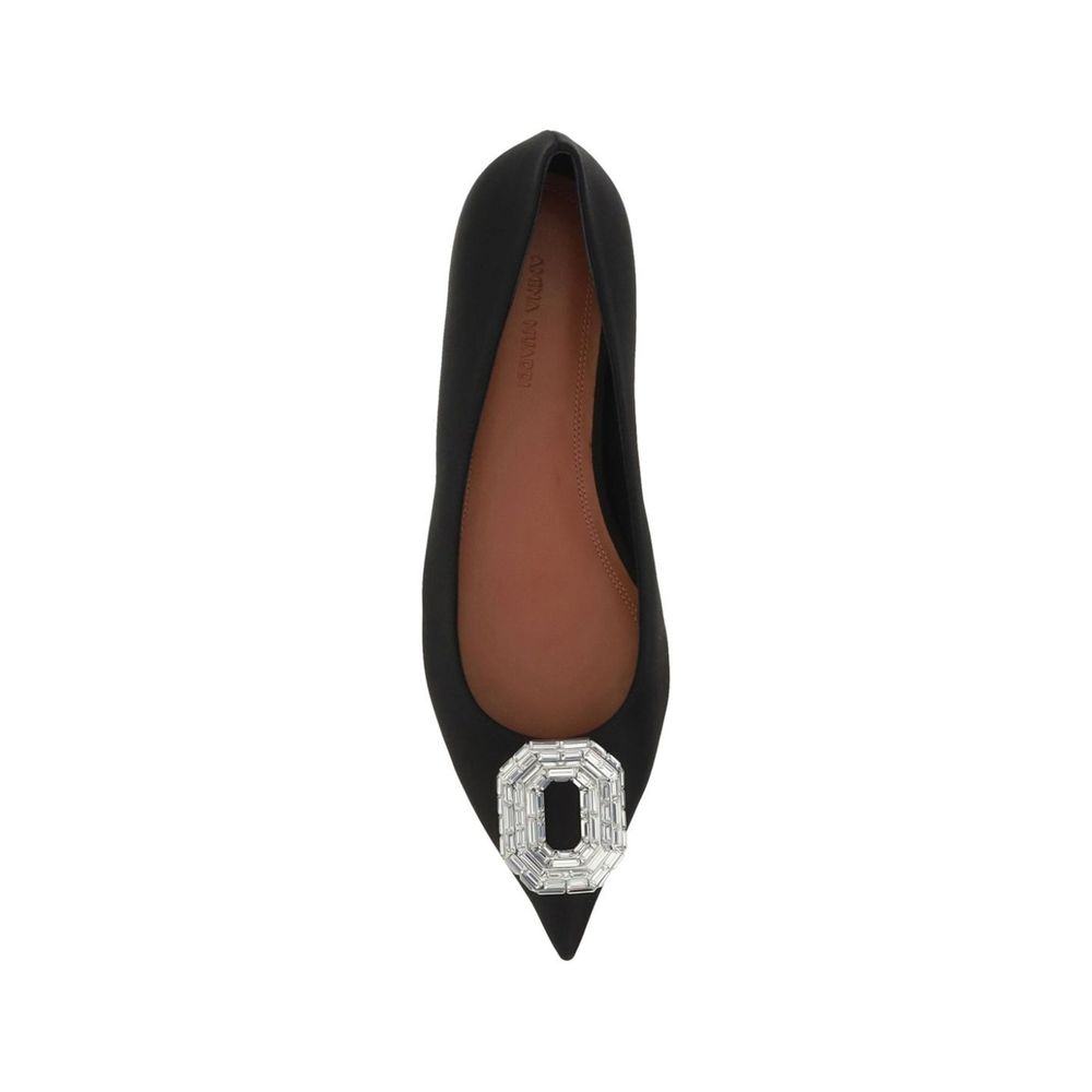 Amina Muaddi Camellia Ballerina Flats