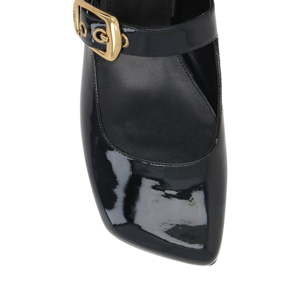 Chloé Chloè Mary-Jane Polly Ballerina Flats