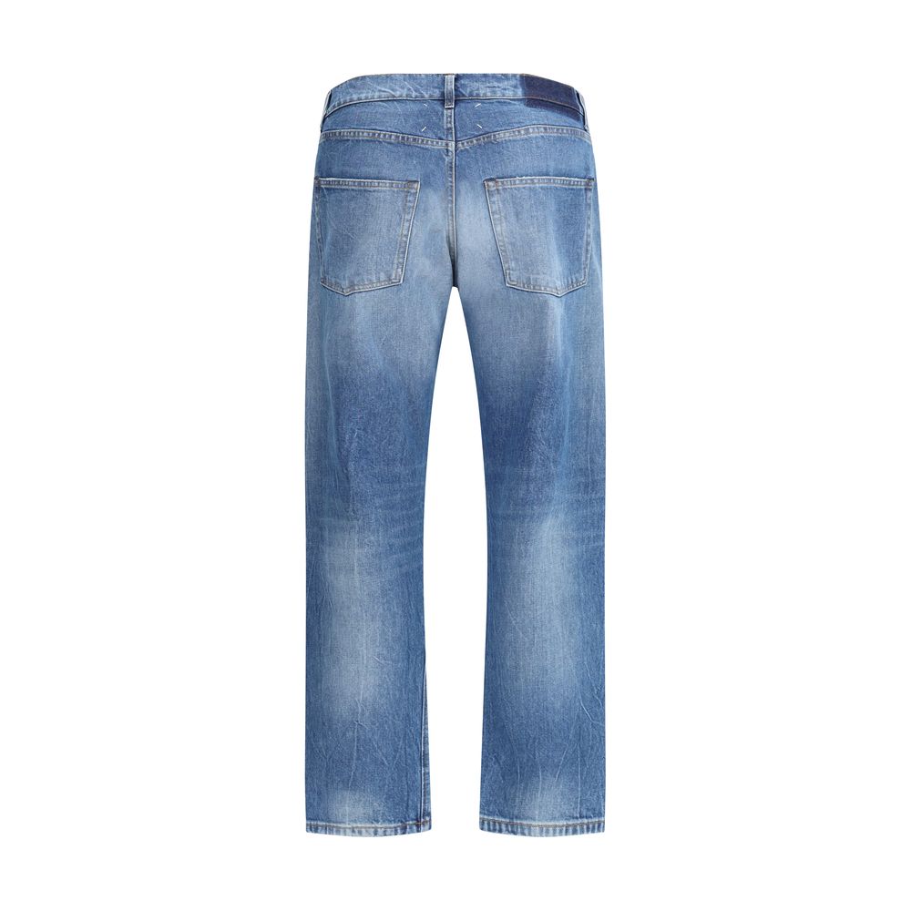 Margiela Blue Cotton Jeans