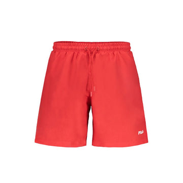 Fila Red Polyester Swimwear