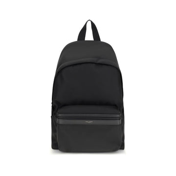 Saint Laurent Black Recycled Polyamide Backpack
