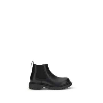 Givenchy Black Bull Skin Chelsea Boots