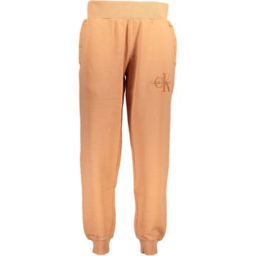 Calvin Klein Orange Cotton Pant