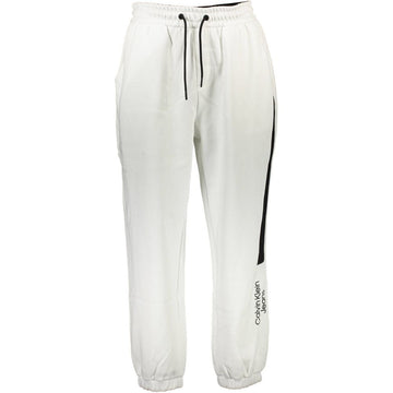 Calvin Klein White Cotton Pant