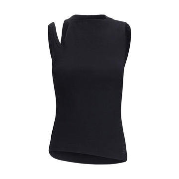Courrèges Black Cotton Top