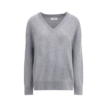 Jil Sander Gray Wool Sweatshirt