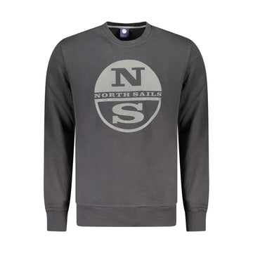 North Sails Black Cotton Sweatshirt
