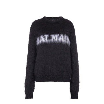 Balmain Black Mohair Sweatshirt