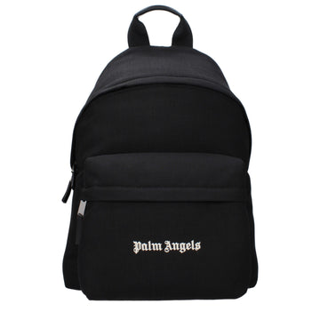 Palm Angels Black Fabric Backpack