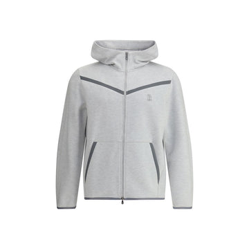 Brunello Cucinelli Gray Cotton Sweatshirt