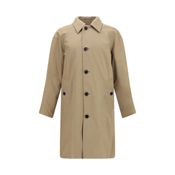 Burberry Brown Cotton Coat
