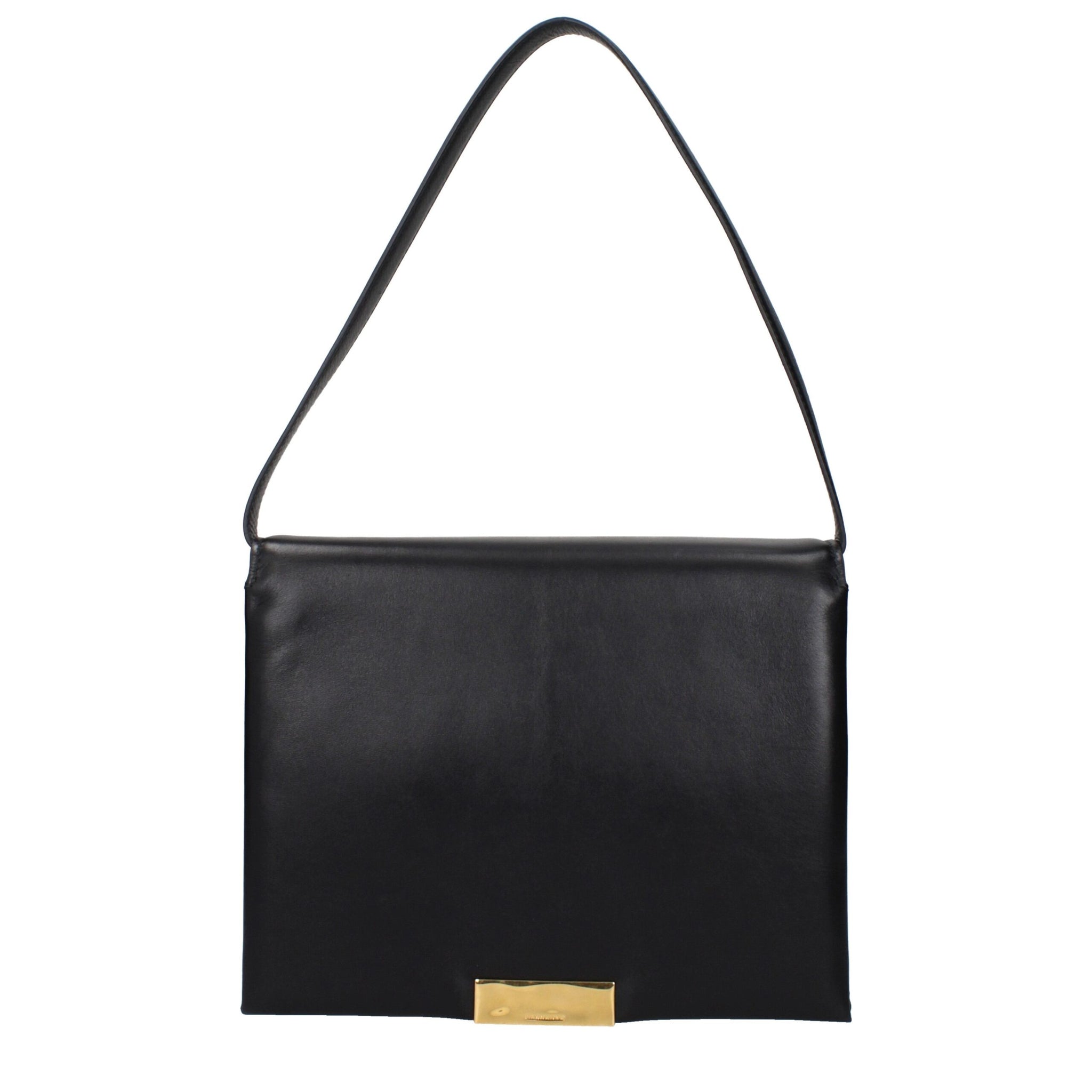 Jil Sander Black Leather Shoulder Bag