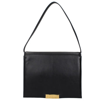 Jil Sander Black Leather Shoulder Bag