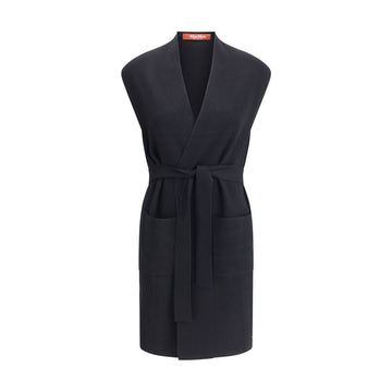 Max Mara Black Viscose Coat