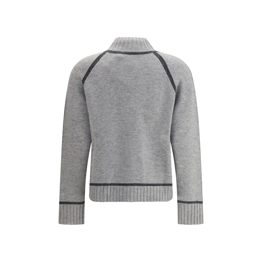 Max Mara Gray Wool Sweatshirt