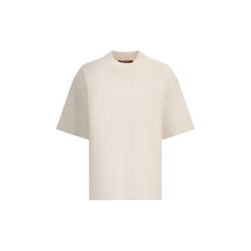 Max Mara White Polyester T-Shirt