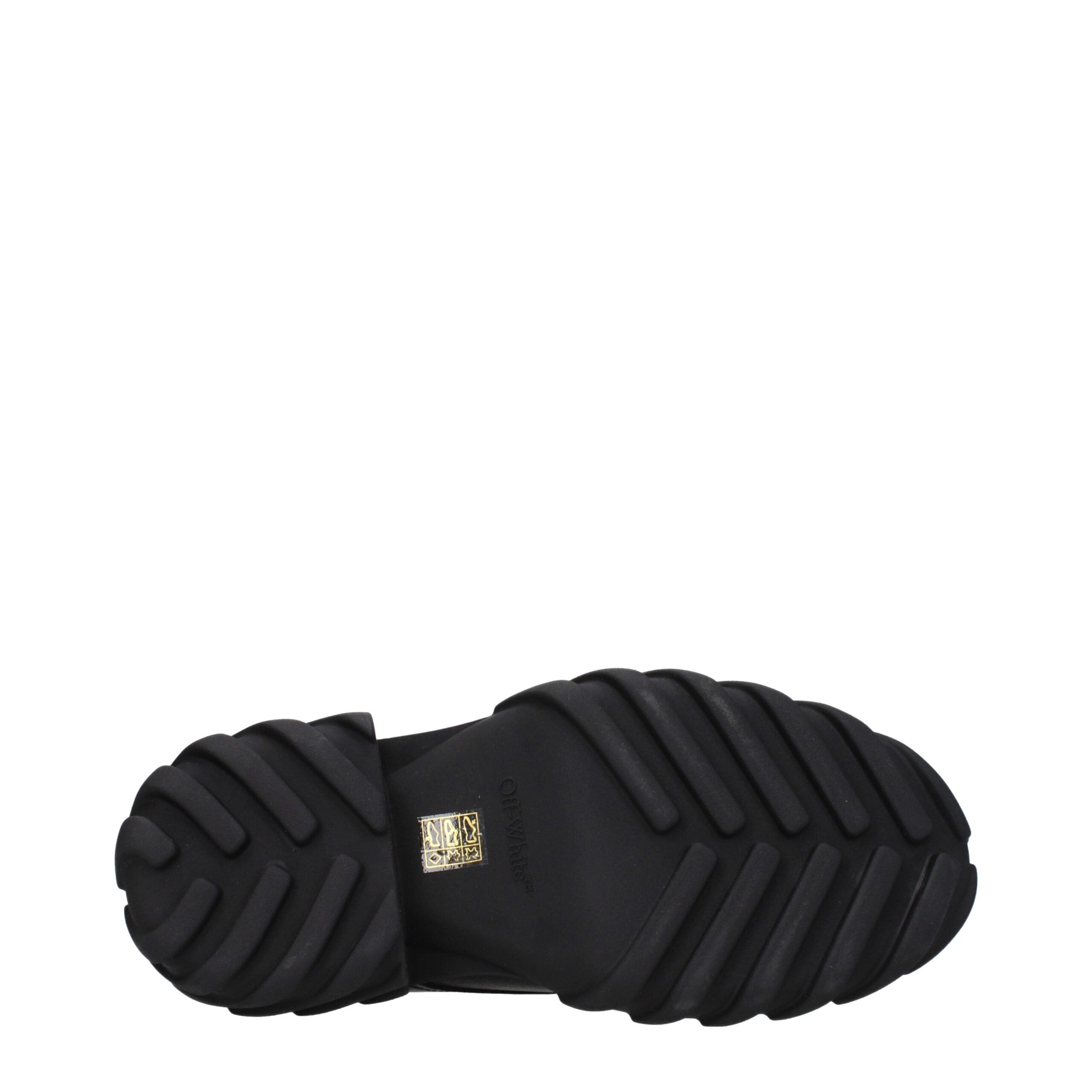 Off-White Black Leather Oxfords And Derbies