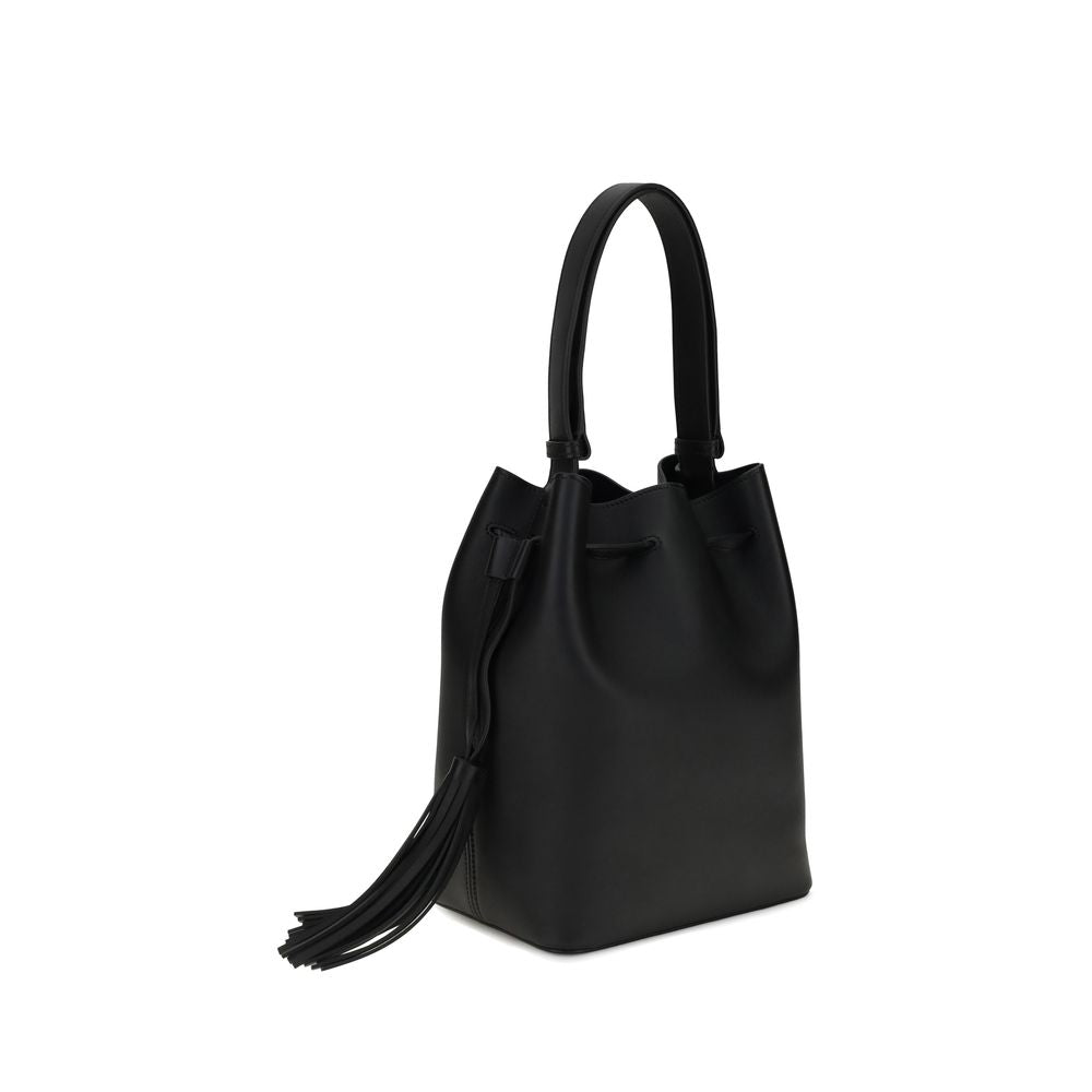 Valentino Garavani Black Leather Shoulder Bag