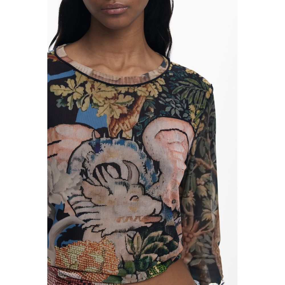 Desigual Black Polyester Women T-Shirt