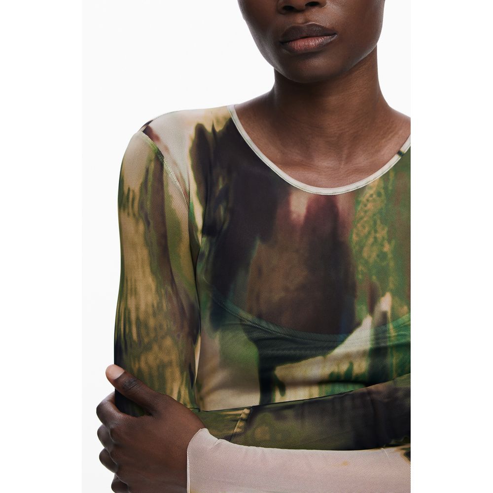 Desigual Green Polyester Women Dress