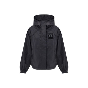 Ganni Black Nylon Shell Jacket