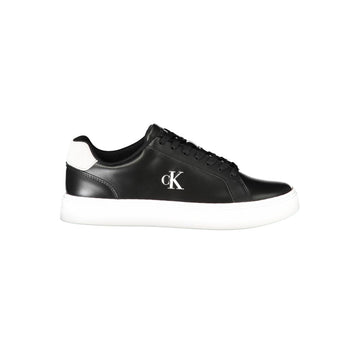 Calvin Klein Black Leather Men Sneaker
