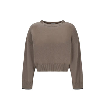 Brunello Cucinelli Beige Cashmere Cashmere Sweater