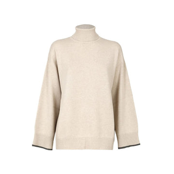 Brunello Cucinelli Beige Cashmere Cashmere Sweater