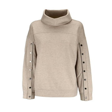Brunello Cucinelli Beige Cashmere Sweatshirt
