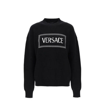 Versace Black Wool Sweatshirt