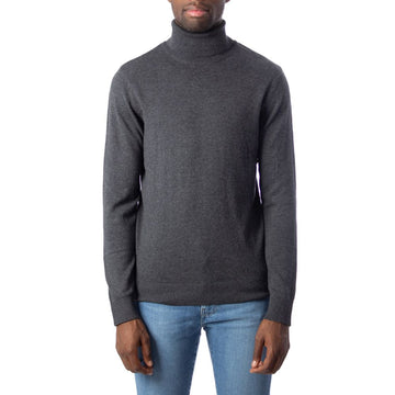 Jack Jones Gray Cotton Turtleneck